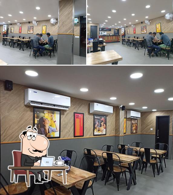 The interior of Chinese Wok