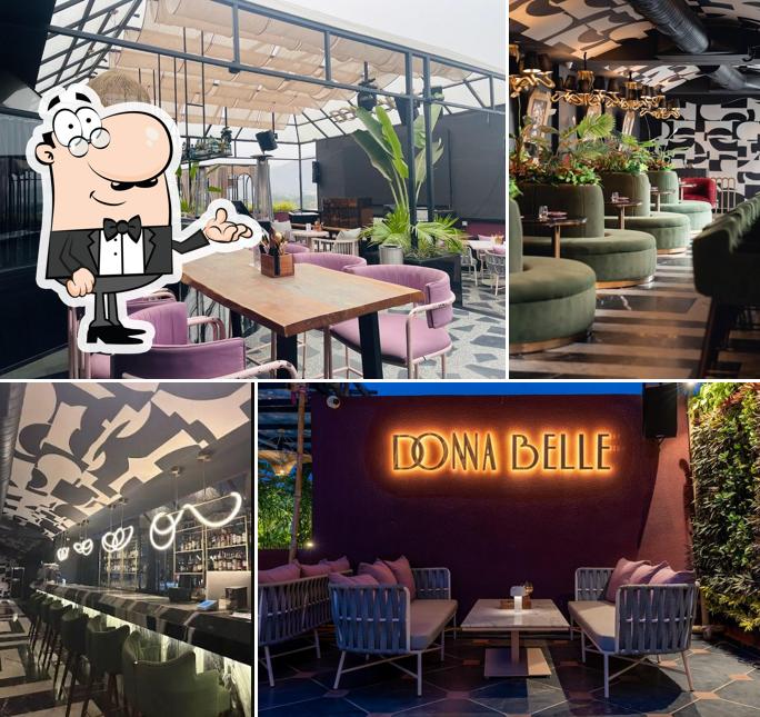 The interior of Donna Belle