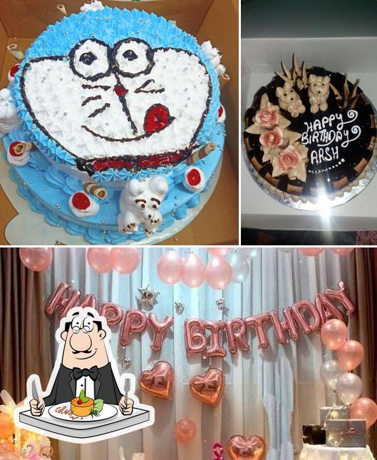 Food at Golden Bakery - Freshly baked cakes and biscuits, birthday decoration material available