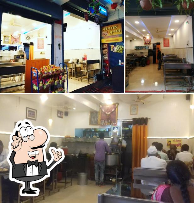 The interior of Hotel Gopal Krushna Misal