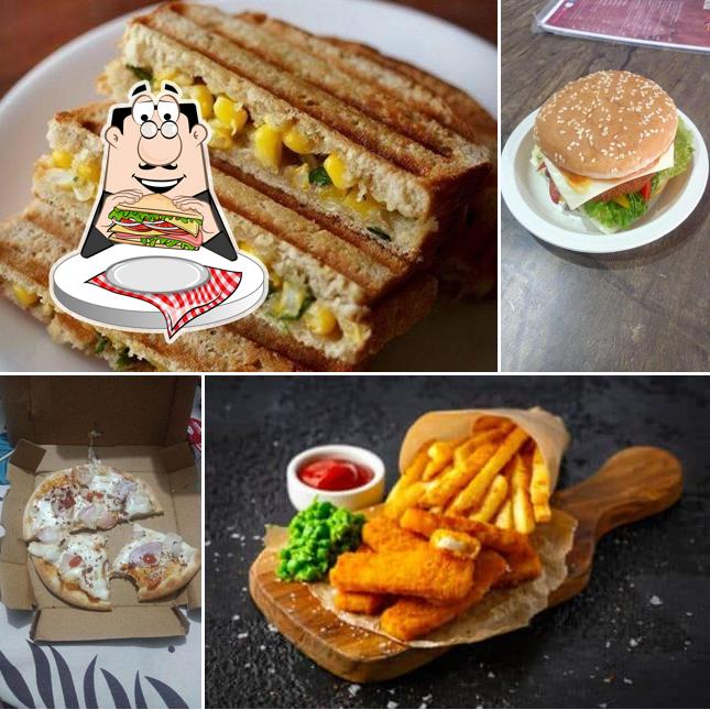 Club sandwich at The Pizza Cafe
