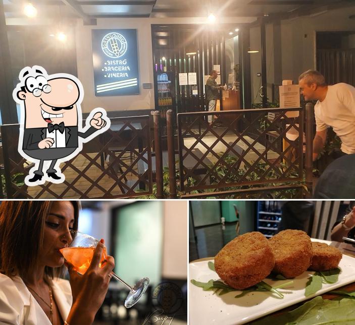 Questa è la immagine che presenta la interni e cibo di Grano Duro Bistrot Braceria
