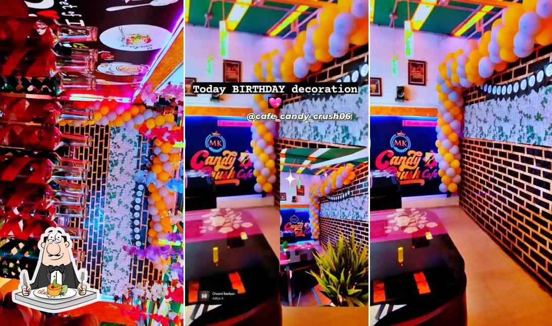 Food at Cafe Candy Crush
