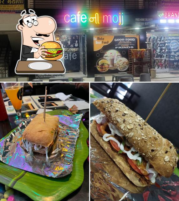 Try out a burger at Cafe Ni Mojj