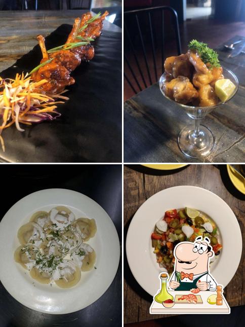 Get different seafood dishes available at Coastal Bay