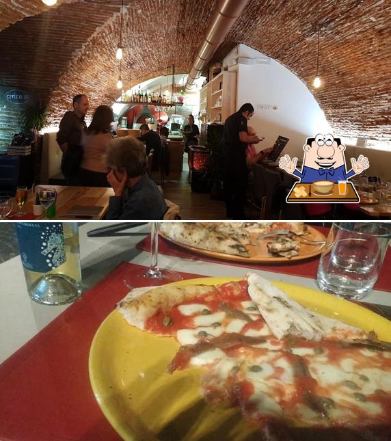 Platti al Pizzeria Civico 35