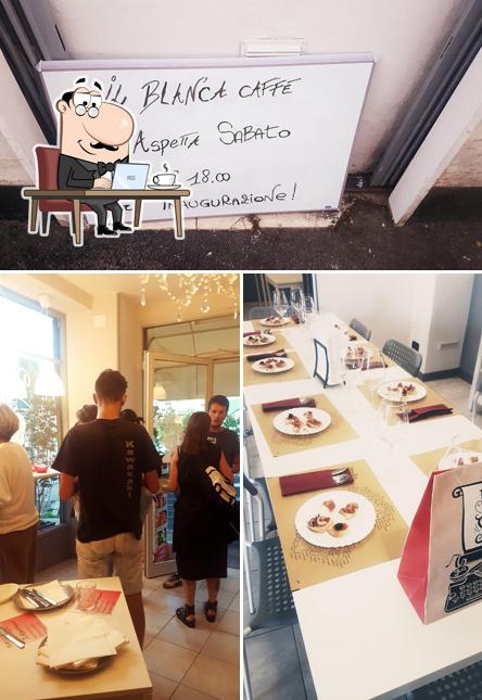 Gli interni di Blanca Caffè