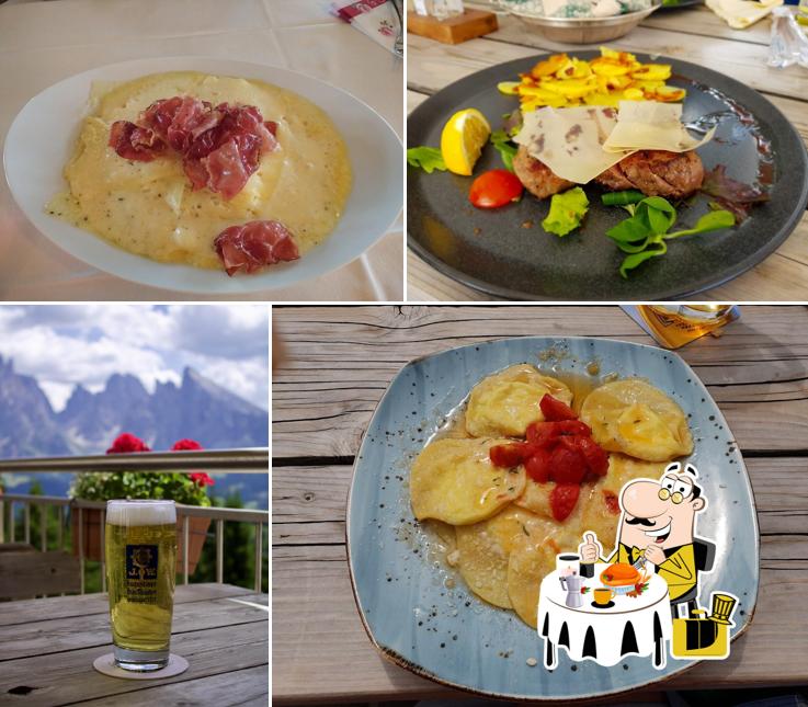 Cibo al Locanda alpina Mont Sëuc