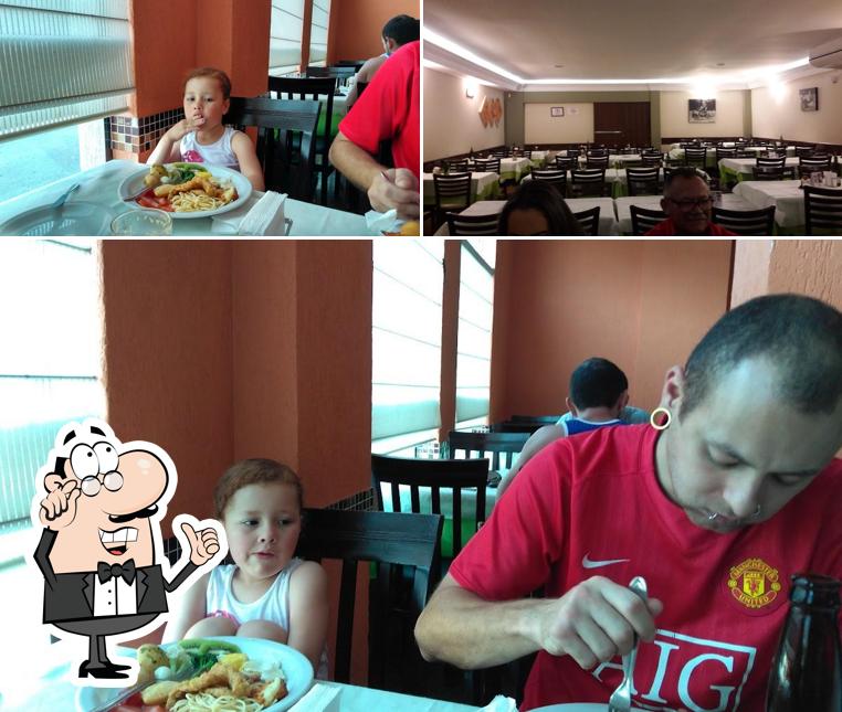 O interior do Apollo Grill Pizza - Mogi Centro