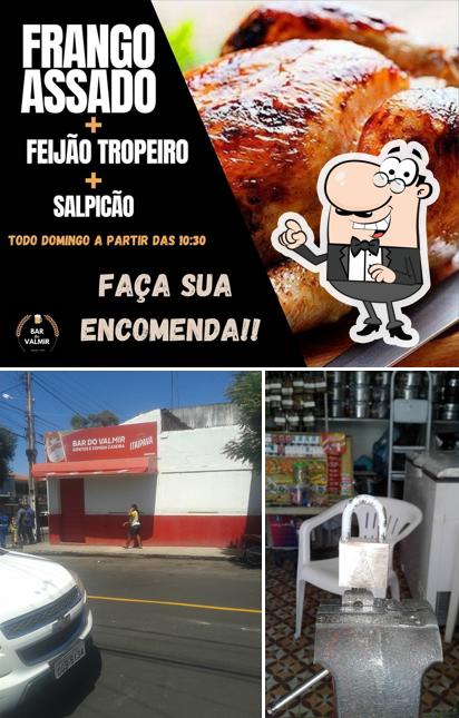 O interior do Espetiscos do Valmir