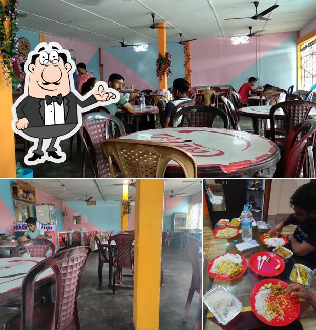 The interior of Bishal Dhaba