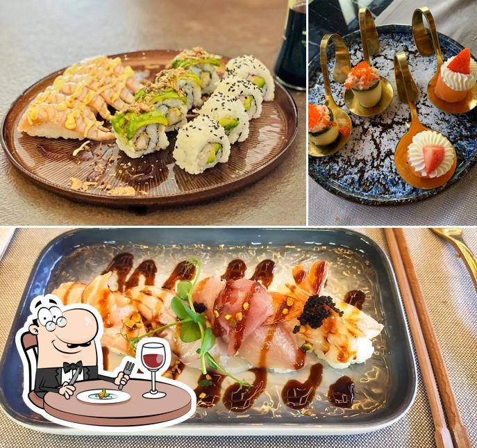 La immagine di cibo e interni da Gem Sushi