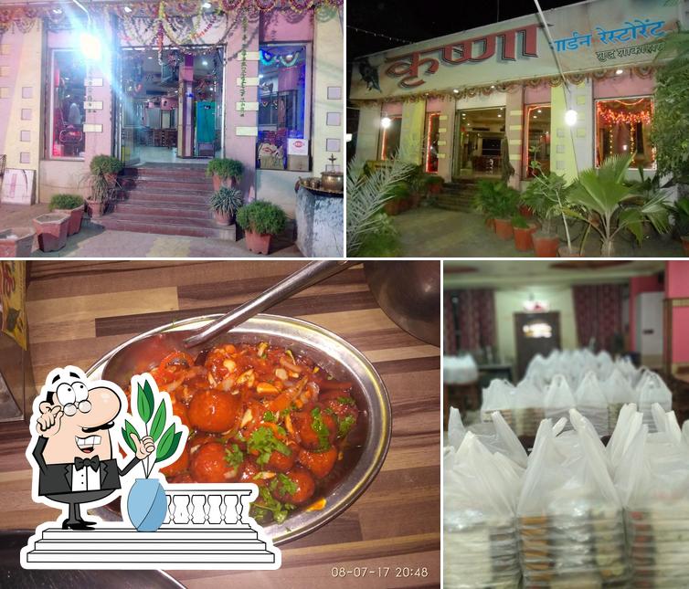 KRISHNA GARDEN RESTAURANT is distinguished by exterior and food