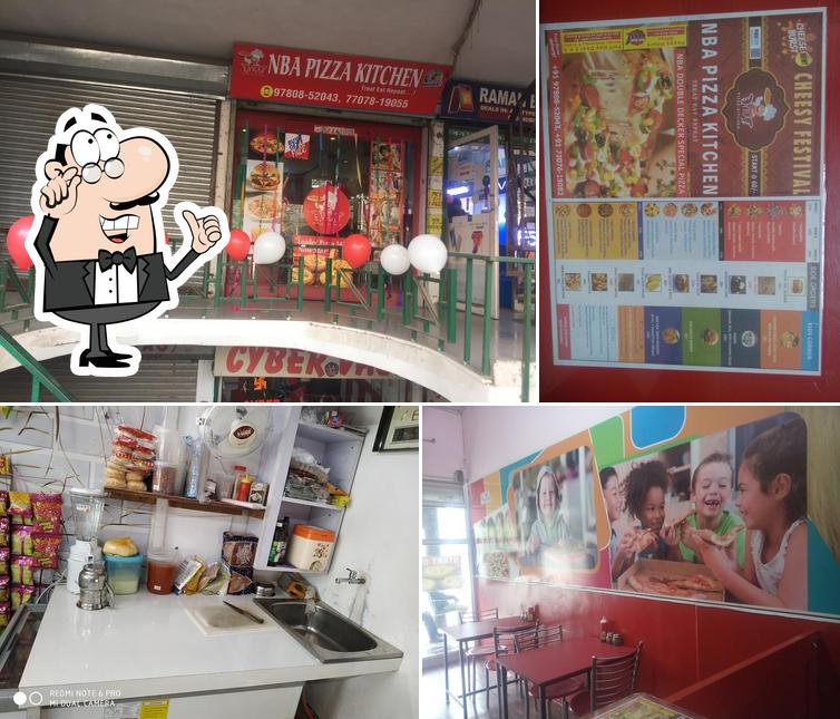 The interior of NBA PIZZA KITCHEN