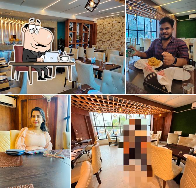 The interior of Namastey Kitchen Darbar