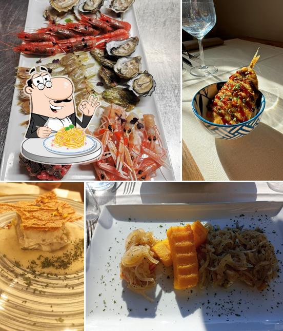 Spaghetti alla carbonara al Osteria Caorlotta - Ristorante di pesce