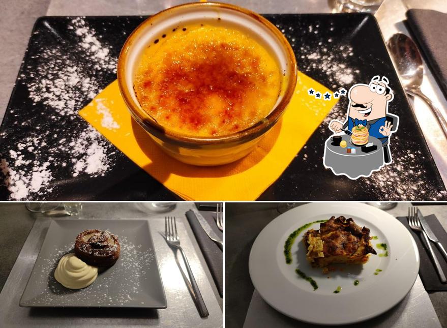 Creme brulee e spezzatino di maiale al Ragiona