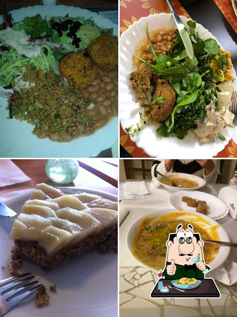 Platos en Girassol Alimentação Saudável