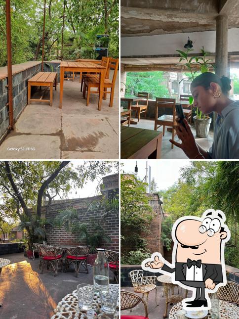 The interior of Aarambh Cafe