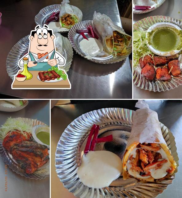 Try out meat meals from the menu