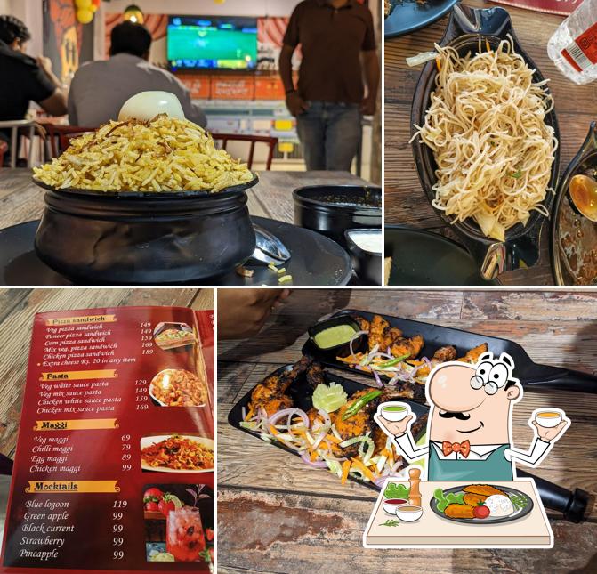 Meals at Rang De Basanti cafe and restaurant