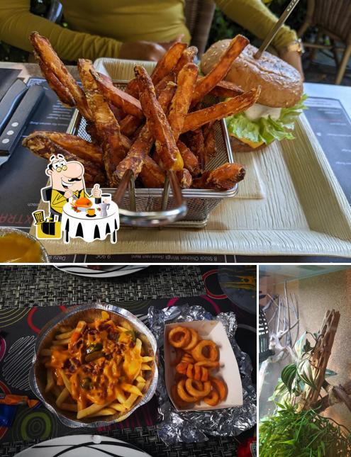 Parmi les différentes choses de la nourriture et la intérieur, une personne peut trouver sur Flame
