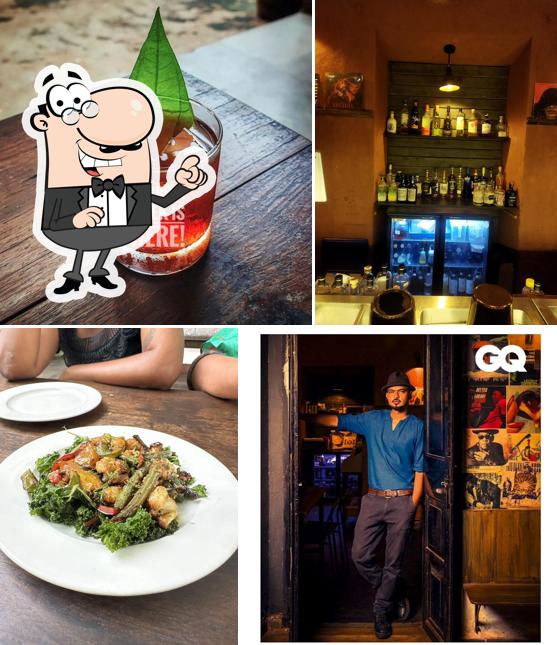Take a seat at one of the tables at For The Record - Vinyl Bar