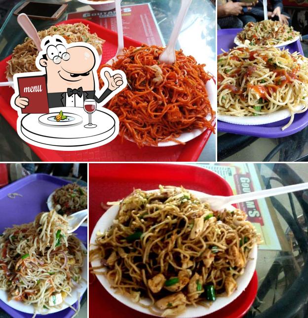 Food at Goutam's Cafe