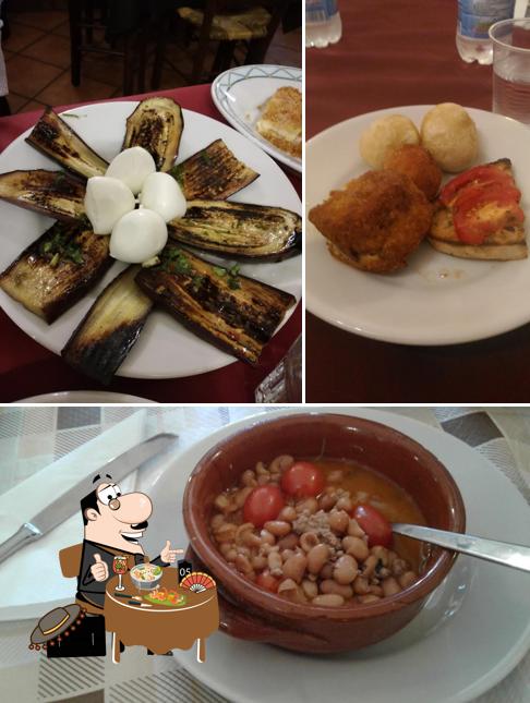 Platti al Osteria la pizza