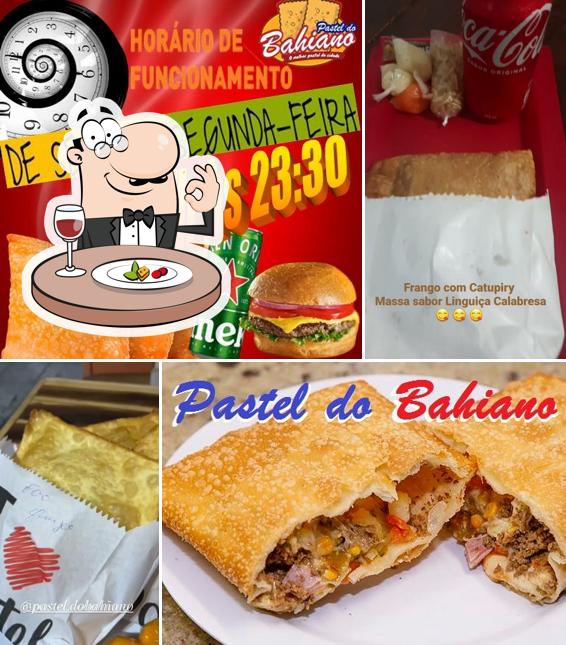 Comida em Pastel do Bahiano