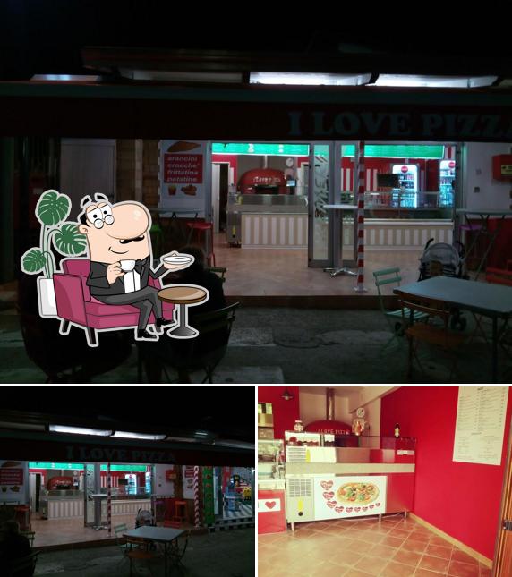 Gli interni di I Love Pizza & Grill