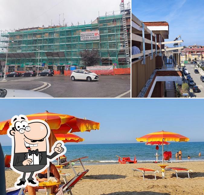 Goditi la vista dall'area esterna di L'ultima spiaggia