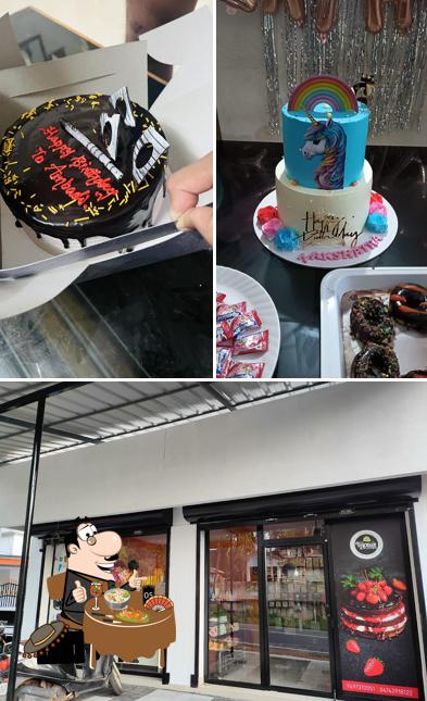 This is the picture displaying food and exterior at Mom's Oven Cake and Accessories