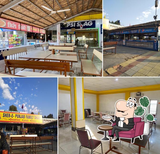 Check out how Shere e punjab dhaba looks inside