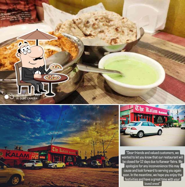 The photo of THE KALAM RESTAURANT’s exterior and food