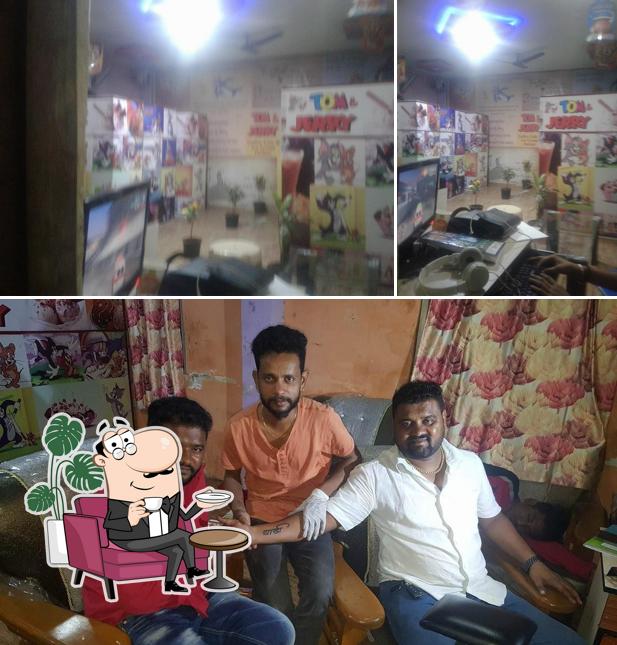 The interior of Tom And Jerry tattoo studio