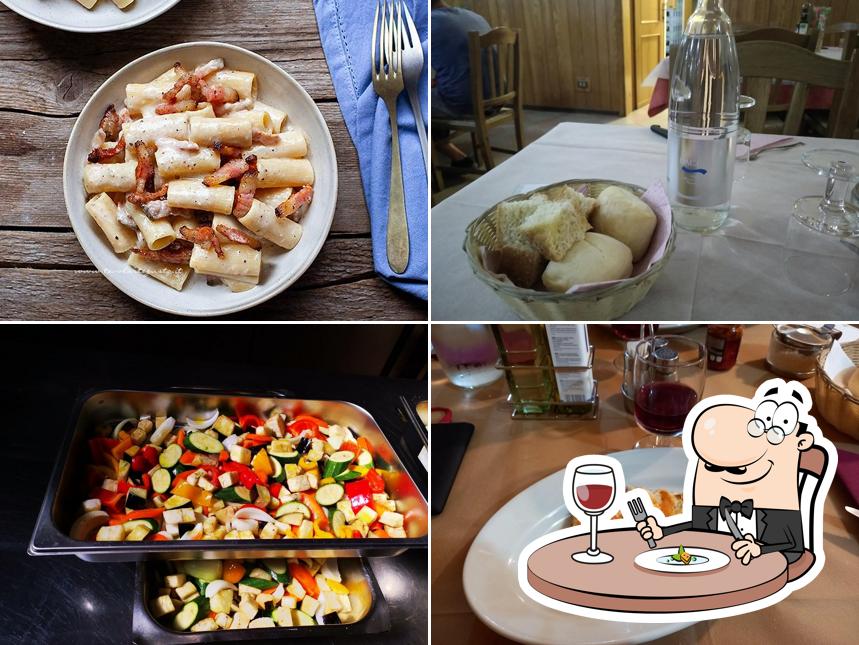 Platti al Trattoria La Sosta