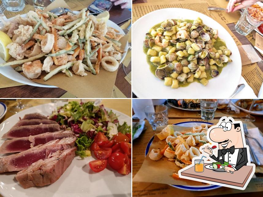 Platti al taverna A Pesci in Faccia