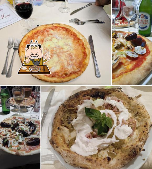 A Ristorante Aragosta Castro, puoi ordinare una bella pizza