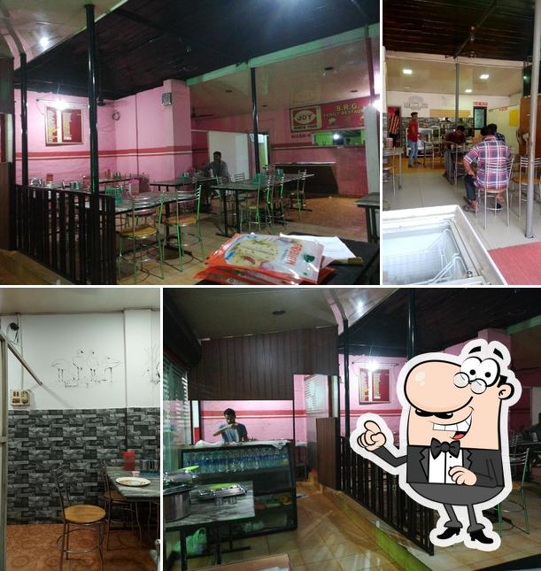 The interior of SRG Family Restaurant