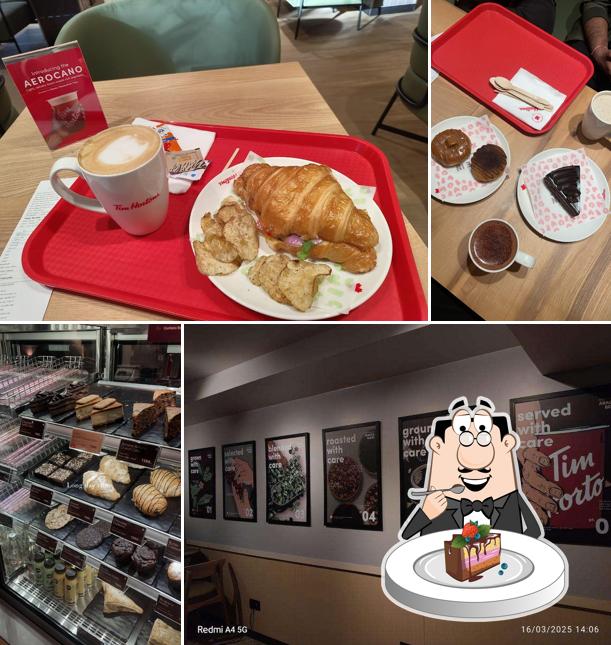 Chocolate cake at Tim Hortons