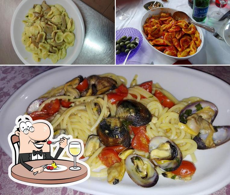 Platti al Trattoria Da Filomena