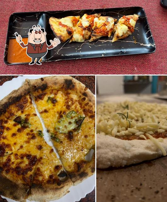 Food at Abhi's Pizzeria