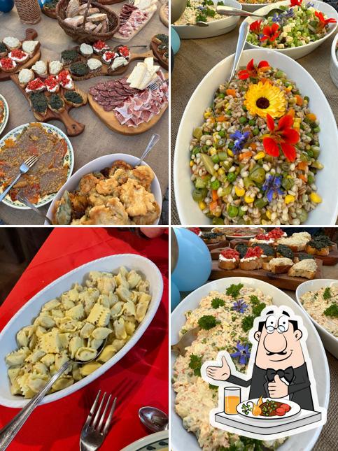 Platti al Agriturismo Barba Gust