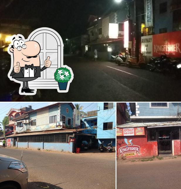 The exterior of Avinay Bar & Restaurant