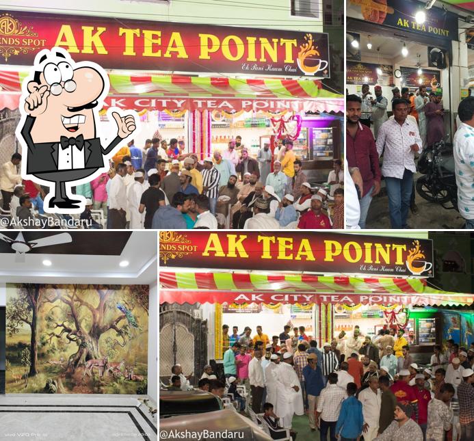 The interior of Ak Tea point