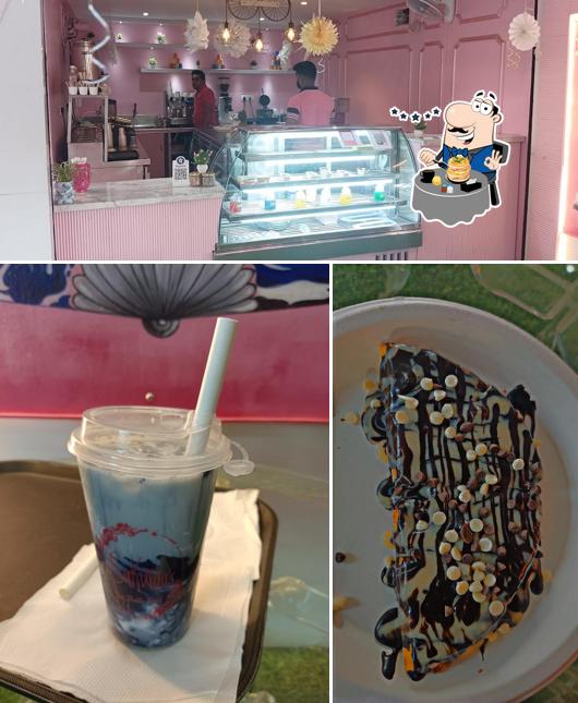 Among different things one can find food and interior at Sakuraa's -The Bubble World