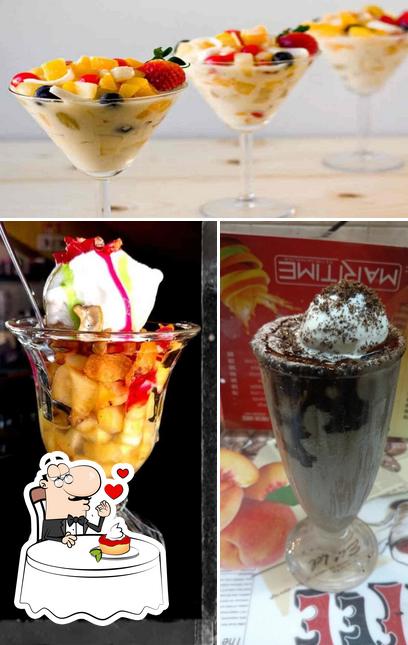 Maritime offers a range of desserts