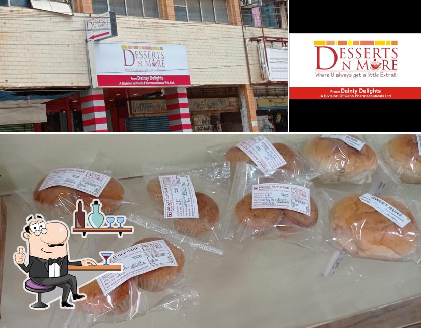 The interior of Desserts n' More