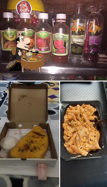 The restaurant's food and beer